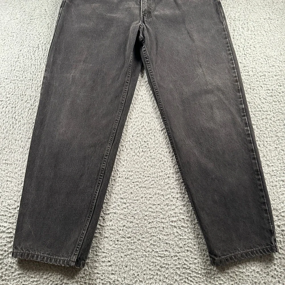 Levis Jeans Mens 36x30(35x30 Fits) 550 Relaxed Fit Black Straight Leg Vtg‎ 1999